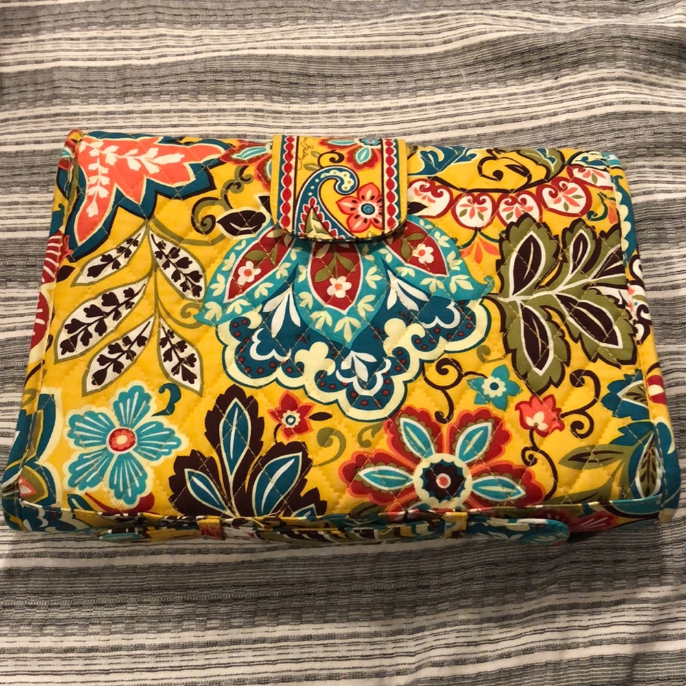 Vera Bradley baby changing pad clutch
